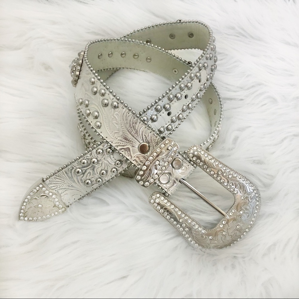 Blazin Rox floral concho metallic belt